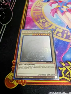 Blue-Eyes White Dragon Ghost Rare Card NM Condition GFP2-EN175 - Image 2
