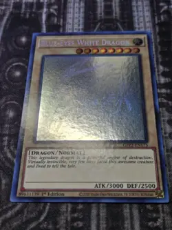 BLUE-EYES WHITE DRAGON - Ghost Rare NM Near Mint GFP2-EN175 - Image 3
