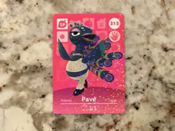 PAVE 313 Animal Crossing Amiibo Authentic Nintendo Mint Card From Series 4 - Image 1