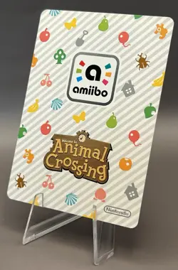 Animal Crossing Amiibo Card - Pave 313 - Series 4 - Authentic NM - Image 2