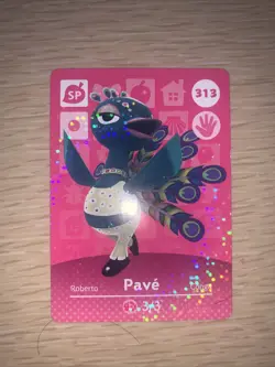 Official Pave #313 Series 4 Animal Crossing Amiibo Card - Image 1