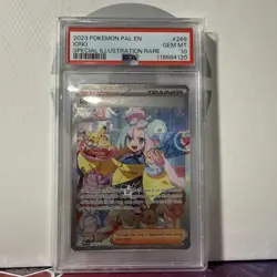 2023 Pokemon Pal en Iono Special Illustration Rare Card #269 PSA 10 - Image 1