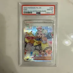 2023 Pokemon Pal en Iono Special Illustration Rare Card #269 PSA 10 - Image 3
