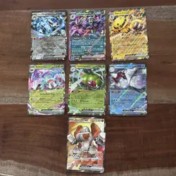 Pokemon Destined Rivals English Lot Of 7 EX cards NM - Image 1