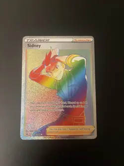Sydney 279/264 Fusion Strike Secret Rare Rainbow Holo Pokemon TGC Card NM - Image 1