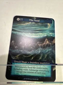 The Flood Unique Non-Foil Sorcery Gothic TCG Trading Card - Image 1