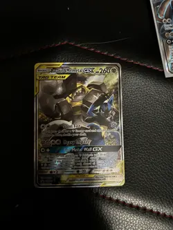 Lucario & Melmetal GX Pokemon TCG Tag Team Holo Card Lot - 2 Cards English - Image 1