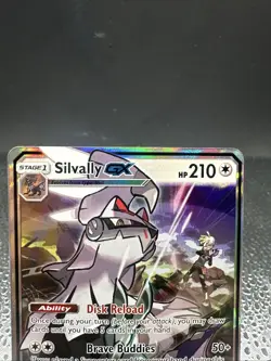 Pokemon TCG Silvally GX Holo Ultra Rare Card Sun & Moon Cosmic Eclipse 184/236 - Image 3