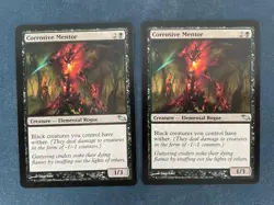 MTG 2X SHADOWMOOR CORROSIVE MENTOR NM MAGIC THE GATHERING UNCOMMON CREATURE CARD - Image 5