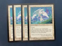 MTG 4X JUDGMENT GLORY NM MAGIC THE GATHERING WHITE RARE CREATURE ENGLISH CARDS - Image 2