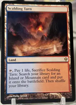 MTG Scalding Tarn Zendikar Regular Rare Card 223/249 🔥 - Image 1