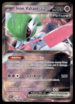 Pokemon TCG SV: Scarlet & Violet Promo Cards #068 Iron Valiant ex NM - Image 1