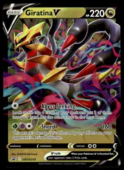 Pokemon TCG SWSH: Sword & Shield Promo Cards #SWSH259 Giratina V Holo NM - Image 1