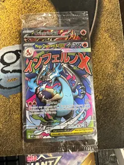 Pokemon SEALED Mega Charizard X ex 023 & Oricorio ex 024 UPC Promo Holofoil!! - Image 1