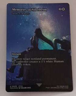Memories of Nibelheim FOIL NM FINAL FANTASY VII FFVII Magic the Gathering MTG - Image 1