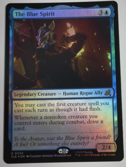 MTG Magic The Gathering Avatar The Last Airbender Foil #90 The Blue Spirit - Image 1