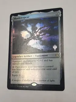 MTG Magic Promo Pack Theros Beyond Death Foil Shadowspear - Image 1