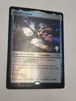 MTG Magic Promo Pack Theros Beyond Death Foil Shadowspear - Image 2