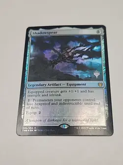 MTG Magic Promo Pack Theros Beyond Death Foil Shadowspear - Image 3