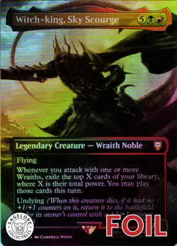 MTG Witch-king, Sky Scourge (Brdrless) (511) | NM Foil | Lord of the Rings {LTC} - Image 1