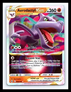 💥 Pokemon TCG Aerodactyl VSTAR Ultra Rare SWSH11: Lost Origin 093/196 Holo - Image 1