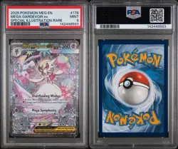 2025 POKEMON MEG EN-MEGA EVOLUTION #178 MEGA GARDEVOIR EX PSA 9 - Image 3