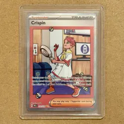 Pokemon TCG | Crispin | SV: Prismatic Evolutions Holo SIR 171/131 - Near Mint - Image 1