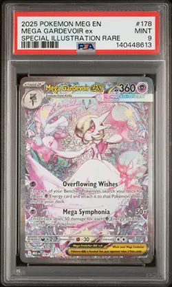 Pokemon Mega Gardevoir EX 178/132 Me01: Evolution Holo PSA 9 - Image 1