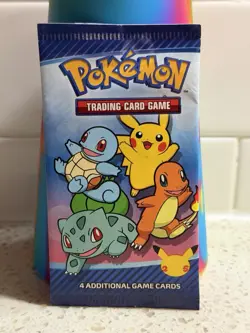 Sealed 2021 McDonalds Pokemon Trading Card Game - 4 Card Pack - Image 1