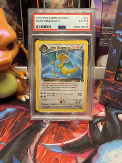 2000 | Pokemon Team Rocket | Dark Dragonite | 22/82 | PSA 6 - Image 1