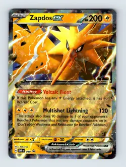 Zapdos ex - Scarlet & Violet SVP049 - NM - Pokemon Promo - Image 1