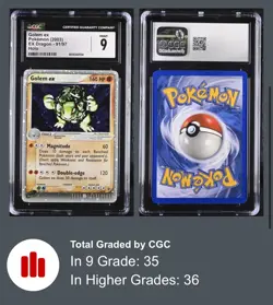 Pokemon EX Dragon 91/97 Golem ex Holo 2003 Fighting e-reader CGC 9 MINT - Image 1