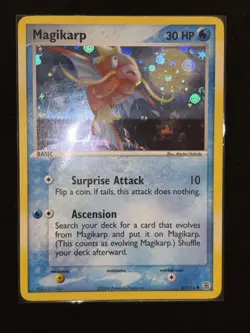 Magikarp 67/112 LP Reverse Energy Holo Fire Red Leaf Green Pokemon Card MP - Image 2