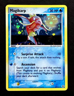 2004 Pokemon MAGIKARP Ex FireRed & LeafGreen Set REVERSE HOLO Foil Card 67/112 - Image 1