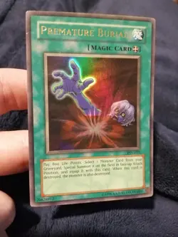 Yugioh Premature Burial PSV-037 Ultra Rare American - Image 1