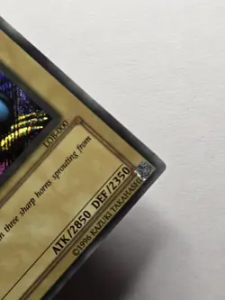 Yu-Gi-Oh! TCG Tri-Horned Dragon LOB-000 Secret Rare Unlimited - Image 5