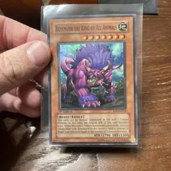 Yu-Gi-Oh! TCG Behemoth the King of All Animals FET-EN014 Unlimited Super Rare LP - Image 1