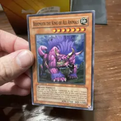 Yu-Gi-Oh! TCG Behemoth the King of All Animals FET-EN014 Unlimited Super Rare LP - Image 4