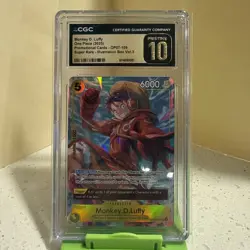 2025 ONE PIECE PROMOS ILLUSTRATION BOX VOL.3 OF MONKEY D. LUFFY CGC PRISTINE 10 - Image 1