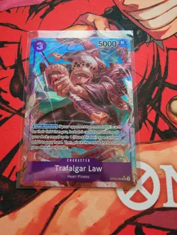 One Piece TCG Trafalgar Law OP05-069 Alt Art - Image 1