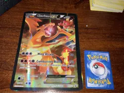 Pokemon TCG Black Star Promo: Charizard ex XY121 Jumbo Oversized Card - LP/NM - Image 1