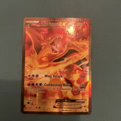 Pokemon TCG Charizard EX XY121 Black Star Promo Lightly Played - Image 1