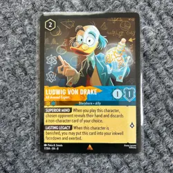 Disney Lorcana - Reign of Jafar - Ludwig Von Drake 71/204 Rare - NM/Mint - Image 1