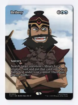 Bribery (Borderless) 10 (M) MTG Avatar: The Last Airbender: Eternal-Legal (TLE) - Image 1