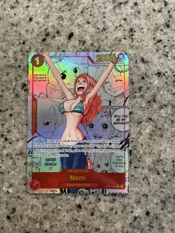 One Piece TCG Nami Manga OP01-016 NM ENGLISH - Image 1