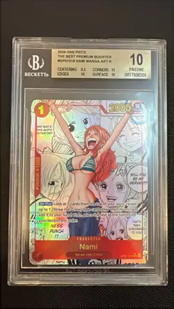 Manga Nami BGS 10 OP01-016 PRB-01 Manga Alt Art - One Piece TCG English - Image 1