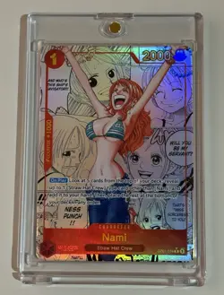 One Piece TCG - The Best Vol. 1 Nami Manga Op01-016 Prb01 English - Image 1