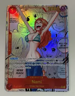 One Piece TCG - The Best Vol. 1 Nami Manga Op01-016 Prb01 English - Image 2