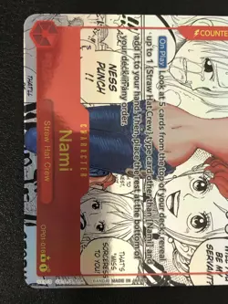One Piece TCG - The Best Vol. 1 - Nami Manga - Op01-016 Prb01 English NM/M - Image 3
