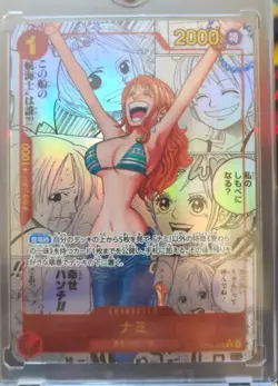 Nami Manga Alt Art OP01-016 PRB-01 Japanese MINT - One Piece Trading Card Game - Image 1